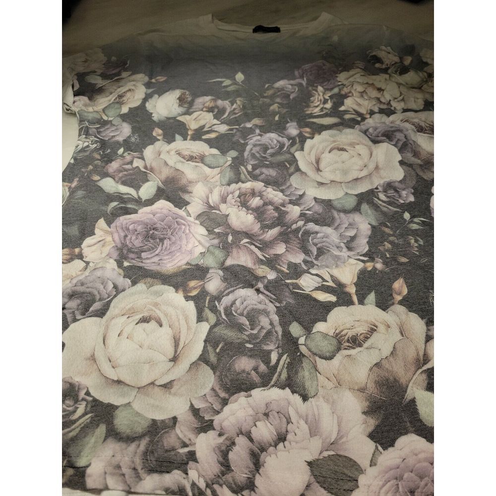 New Look Men's‎ Size MED Floral Graphic Print Short Sleeve Tee
